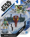 Star Wars Mission Fleet Gear Class Boba Fett Capture in The Clouds 2.5-Inch-Scale Figure and Vehicle, Toys for Kids Ages 4 and Up