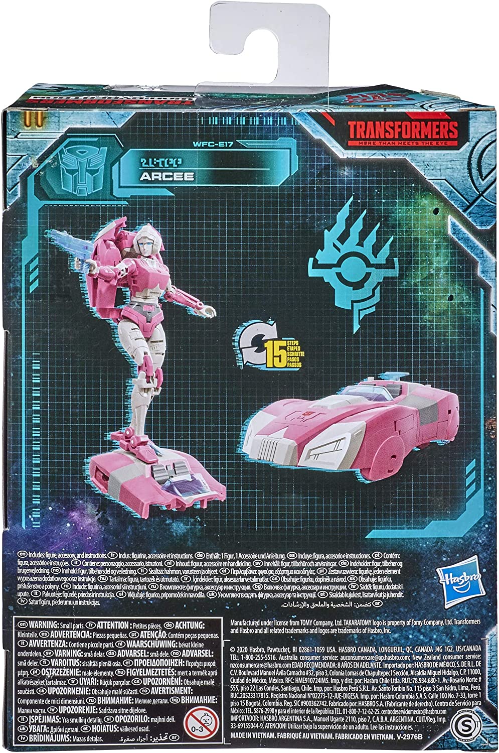 Transformers Toys Generations War for Cybertron: Earthrise Deluxe WFC-E17 Arcee Action Figure - Kids Ages 8 and Up, 5.5-inch