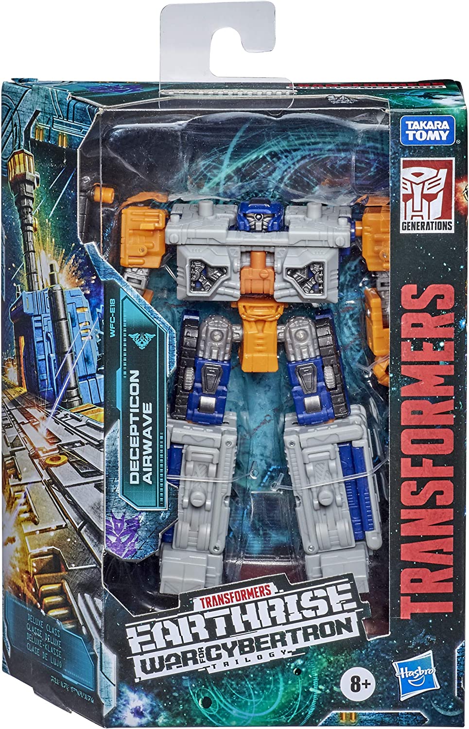Transformers Toys Generations War for Cybertron: Earthrise Deluxe WFC-E18 Airwave Modulator Figure - Kids Ages 8 and Up, 5.5-inch Fashions for Home