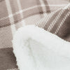 Plaid Flannel Sherpa Throw Blanket