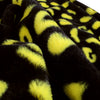 Printed Faux Rabbit Fur Throw, Lightweight Plush Cozy Soft Blanket, 50