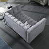 A modern  channel sofa  take on a traditional Chesterfield