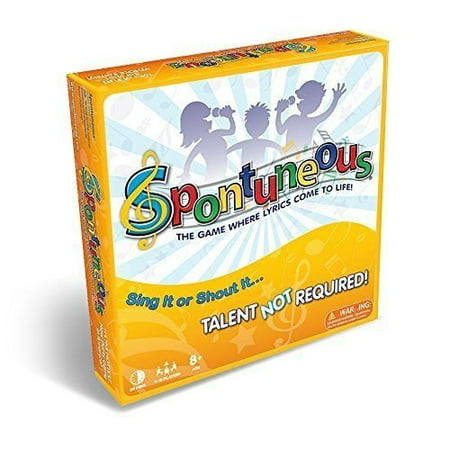 spontuneous the song game sing it or shout it talent not required best family party board games for kids teens adults boy girls ages 8 up