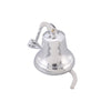 Classic Style Decorative Aluminum Bell With Wall Bracket, Silver