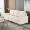 Modern Living Room Furniture Sofa in Beige Fabric