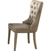 ACME Kacela Side Chair (Set-2) in PU & Champagne 72157