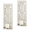 Deco Mirrored Wall Sconce Set