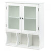 Wall Cabinet with Frosted Glass Doors