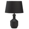 Lamp with Geometric Detailing - Black