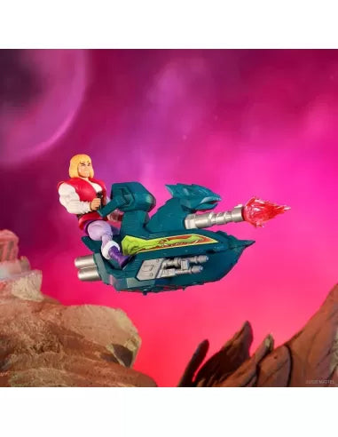 Masters of The Universe Origins Prince Adam Sky Sled action figure IN Box Mattel