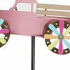 Pink Pick-Up Truck Solar Lighted Garden Stake