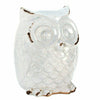 Crackle-Finish Ceramic Owl