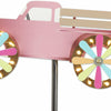 Pink Pick-Up Truck Solar Lighted Garden Stake