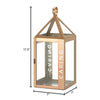 Rose Gold Stainless Steel Caring Lantern - 17.5 inches