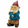 Keep Off Grass Grumpy Garden Gnome