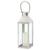 Stainless Steel Triangles Lantern - 15 inches