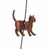 26-inch Bronze Wind Chimes with Bells and Cats