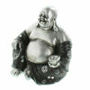 Silver and Black Buddha