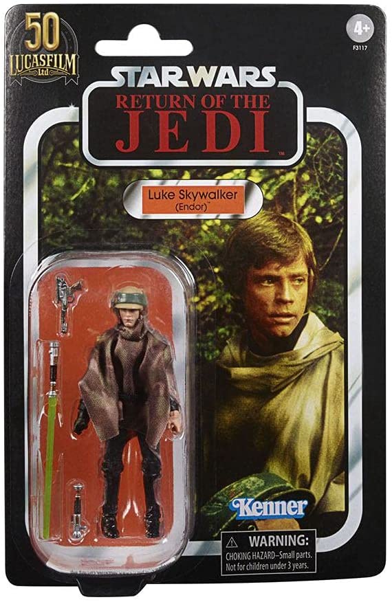 Hasbro Star Wars The Vintage Collection Luke Skywalker (Endor) Toy, 3.75-Inch-Scale Lucasfilm First 50 Years Star Wars Original Multi Fashions for Home